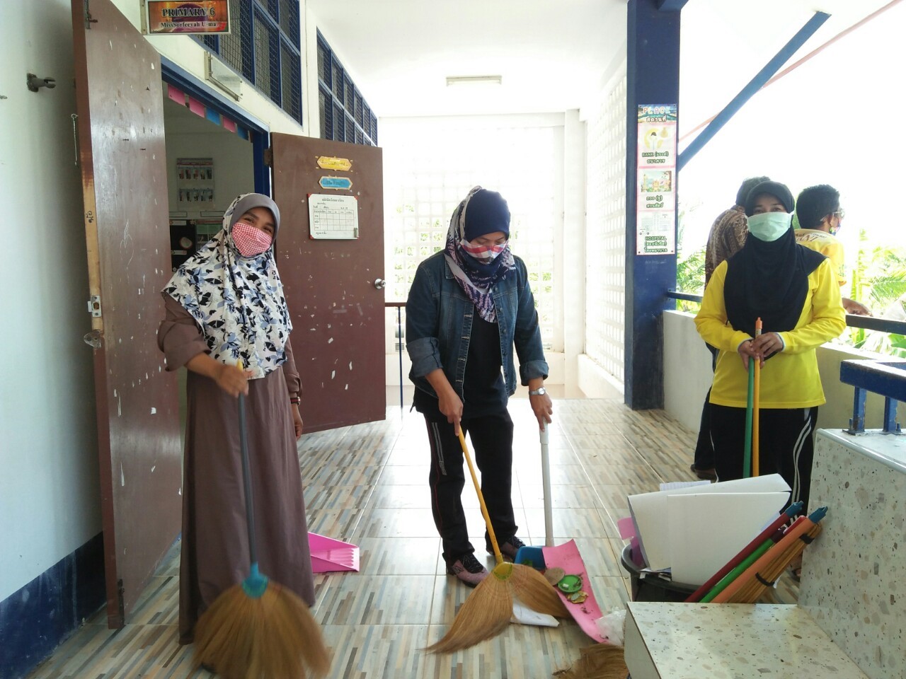 กิจกรรมจิตอาสา Big cleaning day  Local Quarantine ตำบลดาโต๊ะ  